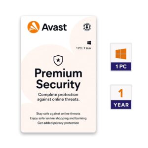 Avast Premium Security (Antivirus Pro) (1 PC | 1 Year) (Email Delivery in 2 hours- No CD)